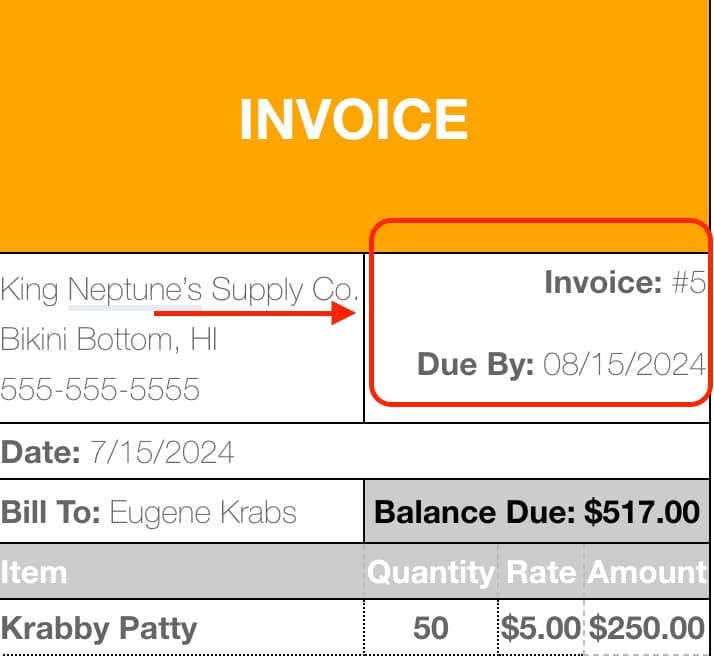 how to write an invoice number and due date for small business how to write an invoice number and due date for small business
